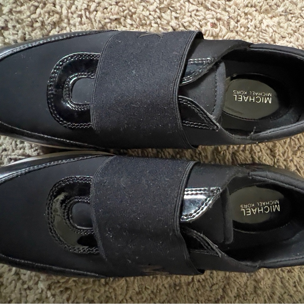 Pre Owned Black Michael Kors Sneakers Size 8 M No Box
